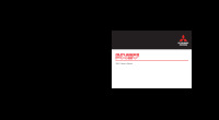 Mitsubishi Outlander PHEV - Owners Manual 2024 EN1